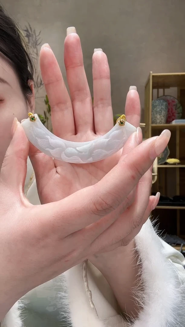 【闪购商品】翡翠耳饰未镶嵌吊坠