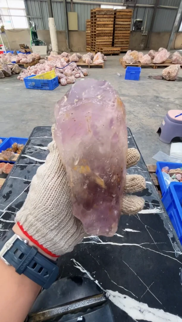 【闪购商品】水晶原石未镶嵌天然紫水晶原石摆件拍2单99发1