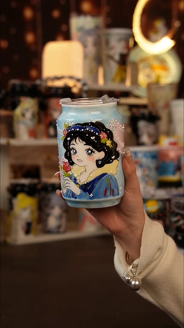 (玉泥）景德镇手工手绘文创陶瓷杯