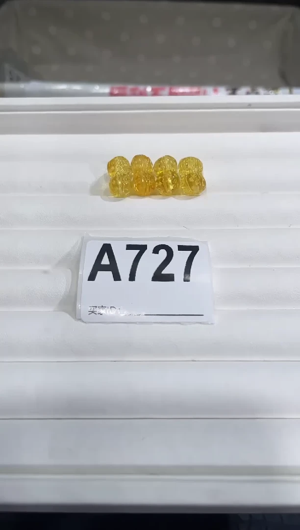 水晶手链未镶嵌A727琥珀花生14多样性发一