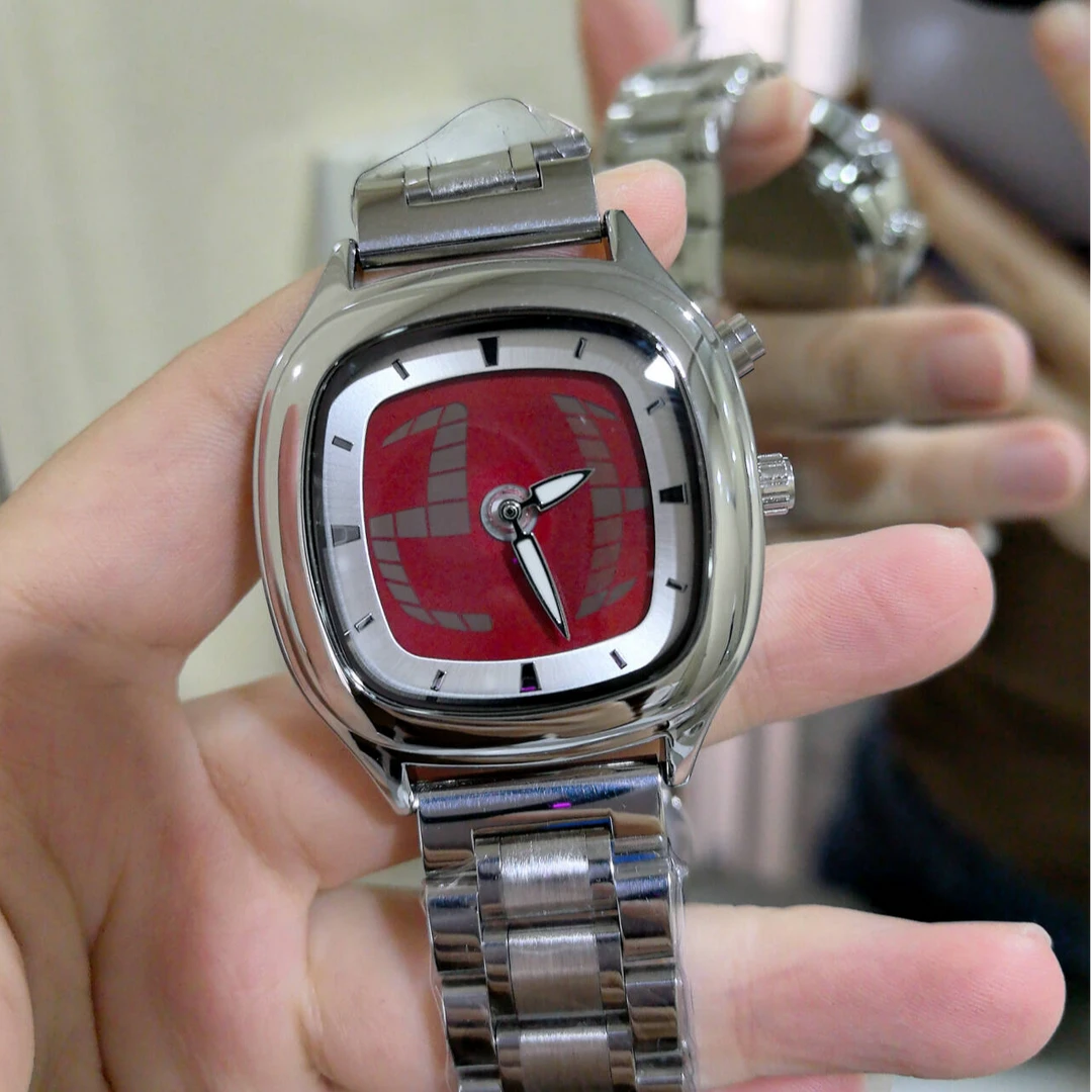 新款高颜值手表女学生小众复古经典静音考试手表女款方形数字动态