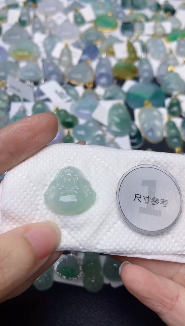 颈饰未镶嵌翡翠天然缅甸A货翡翠