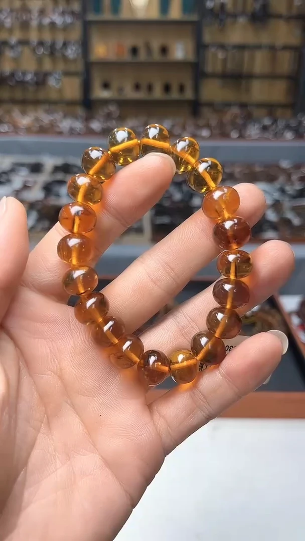 裸石琥珀未镶嵌抚顺琥珀12+金珀多样性发其一