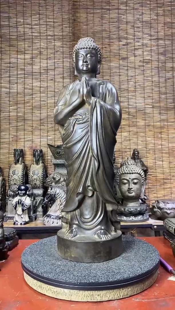 石材天然青石石雕65佛像