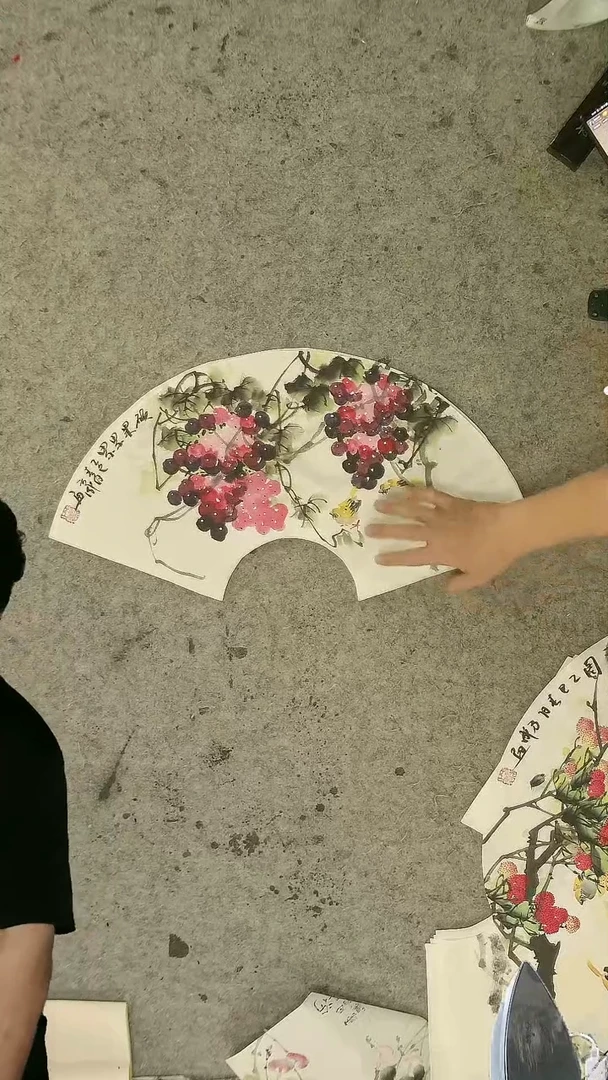 国画国画   花鸟   扇面