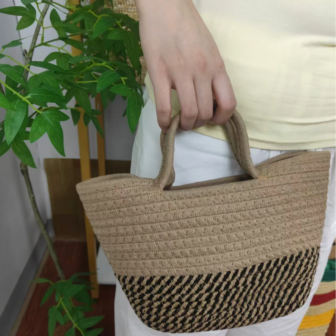 沙滩包耐磨都市简约编织东方洛可可时尚手拎包