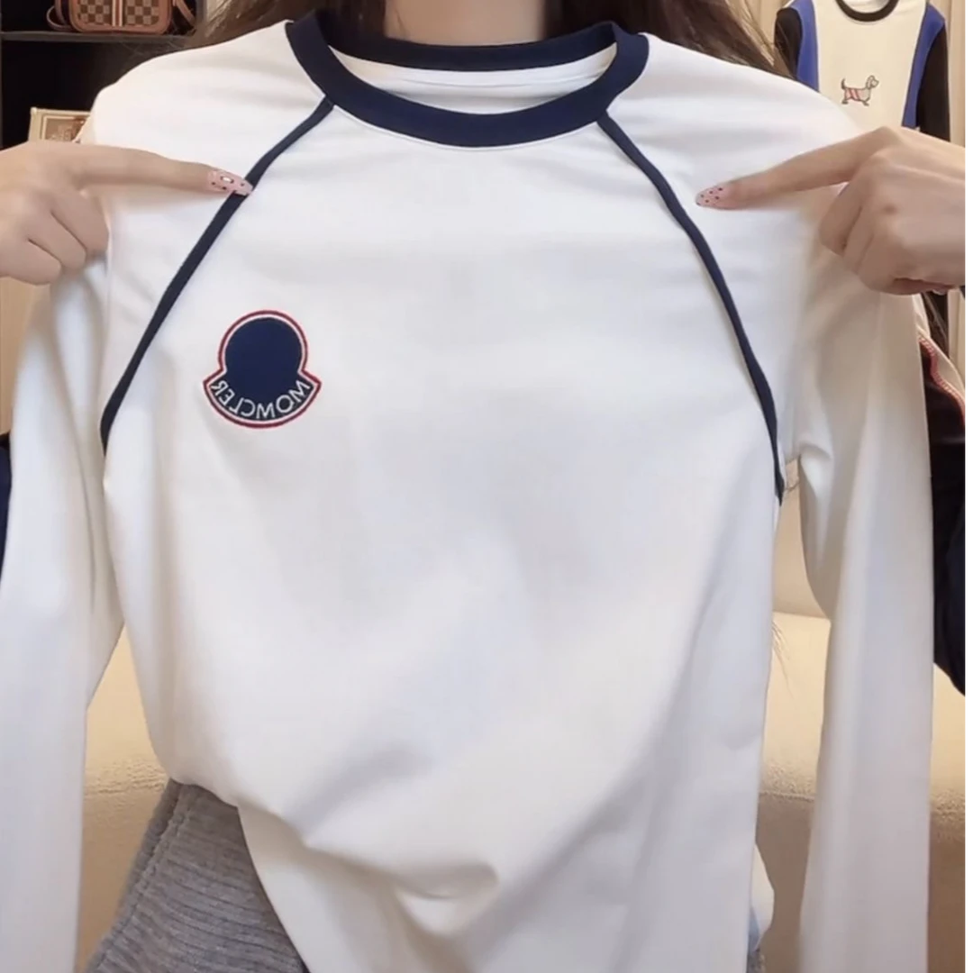 质优【现货闪发】秋冬厚款打底衫长袖t恤女内搭