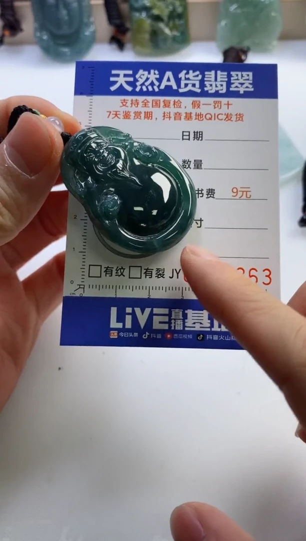 【闪购商品】翡翠挂件未镶嵌