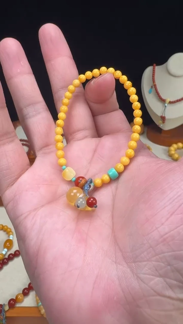 手链蜜蜡未镶嵌蜜蜡