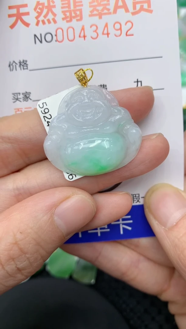 【闪购商品】翡翠颈饰18K金镶嵌11111111