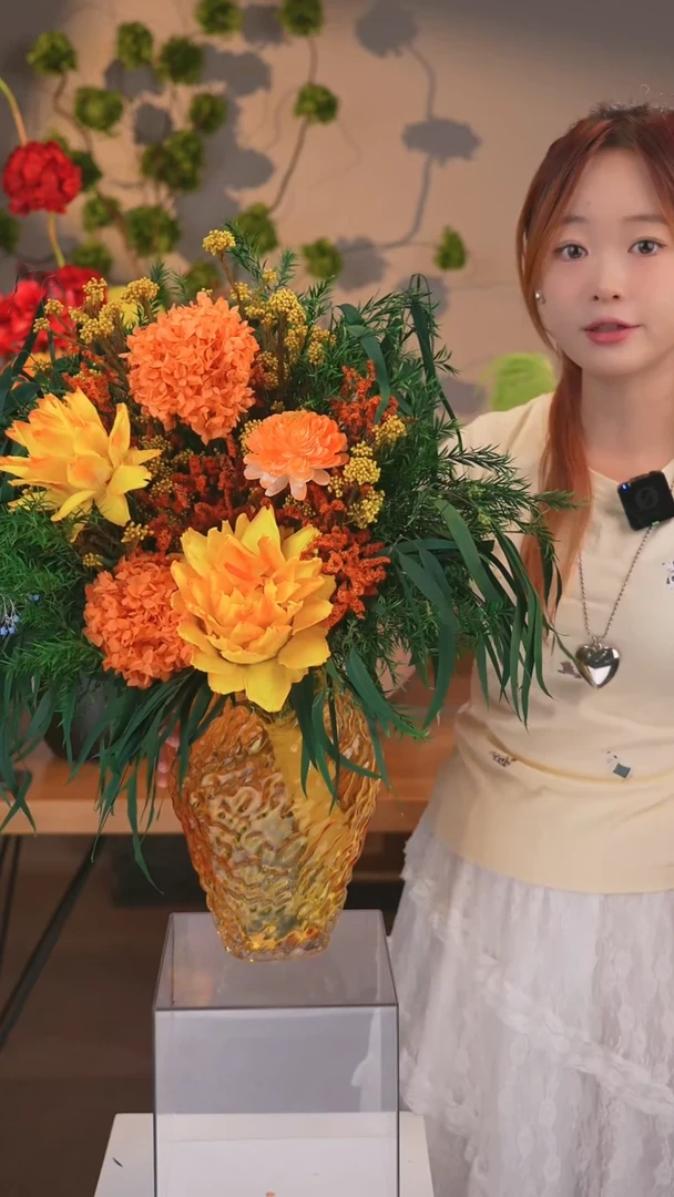 图片款式：单花束+花瓶