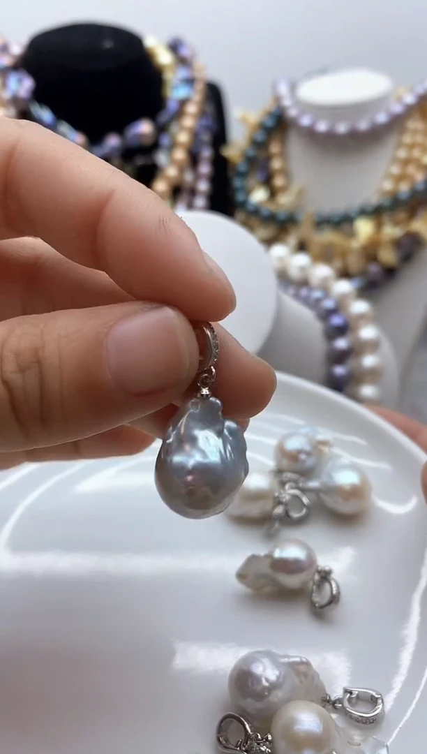 【闪购商品】淡水珍珠颈饰钛钢3