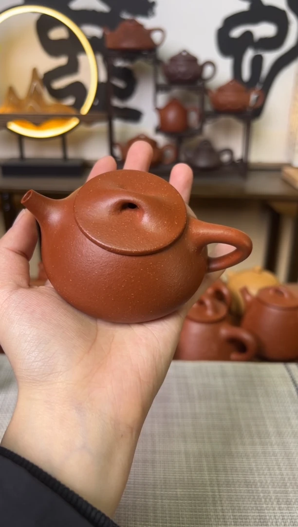 【闪购商品】段泥茶壶红降坡景州石瓢壶125CC
