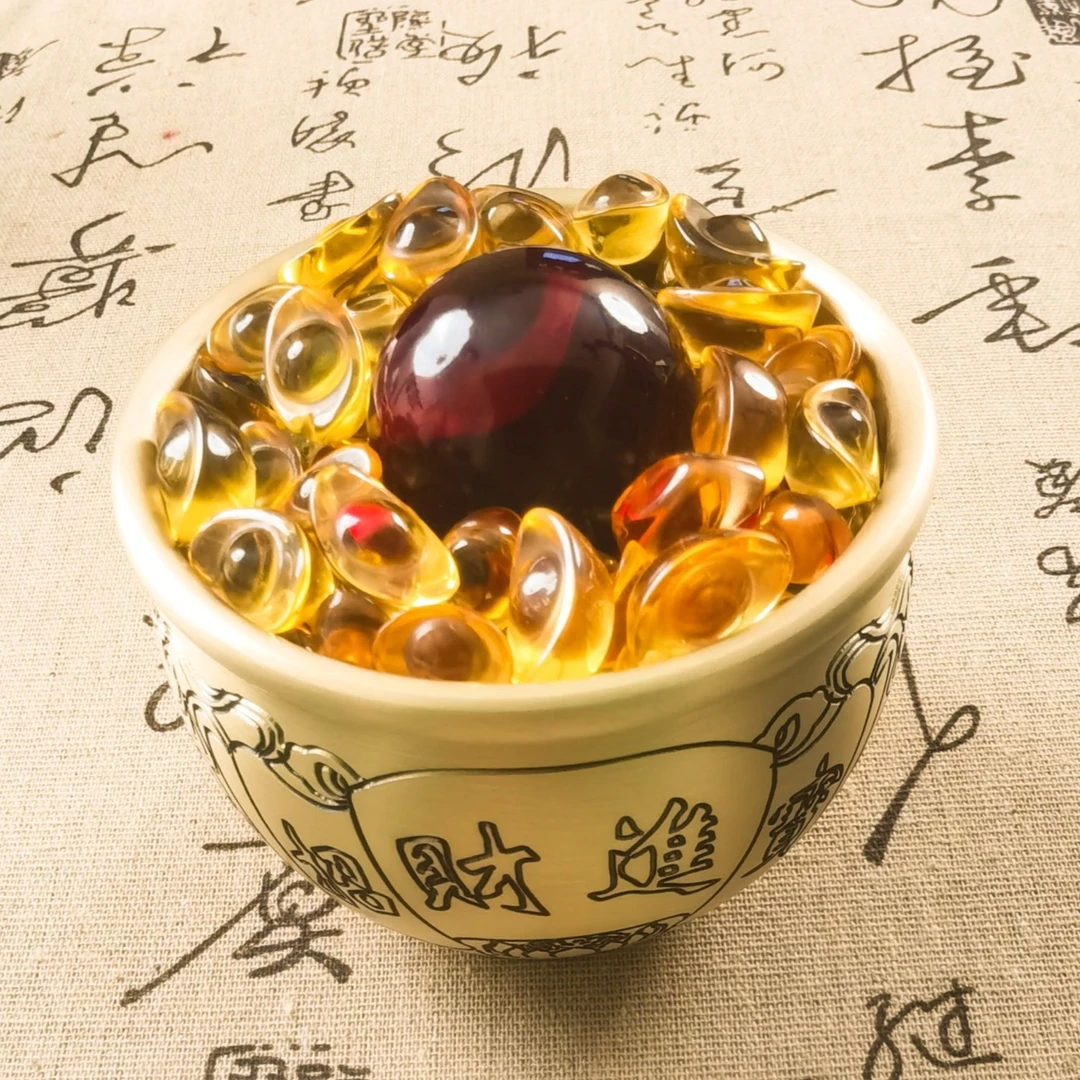 聚财缸 家用 发财铜缸 百福缸 纯铜缸 招财铜缸