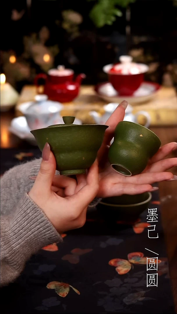 盖碗+ 茶杯