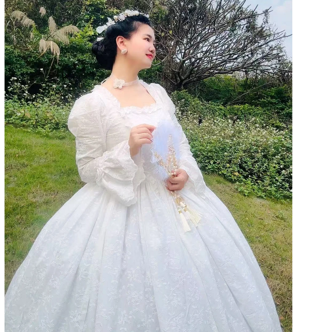 法式复古田园定制款按身材比例做衣服，退不了 请看清楚在下单！！1