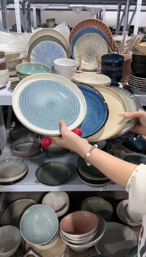【闪购商品】瓷片外贸尾货瑕疵满20包邮X4 小盘组合