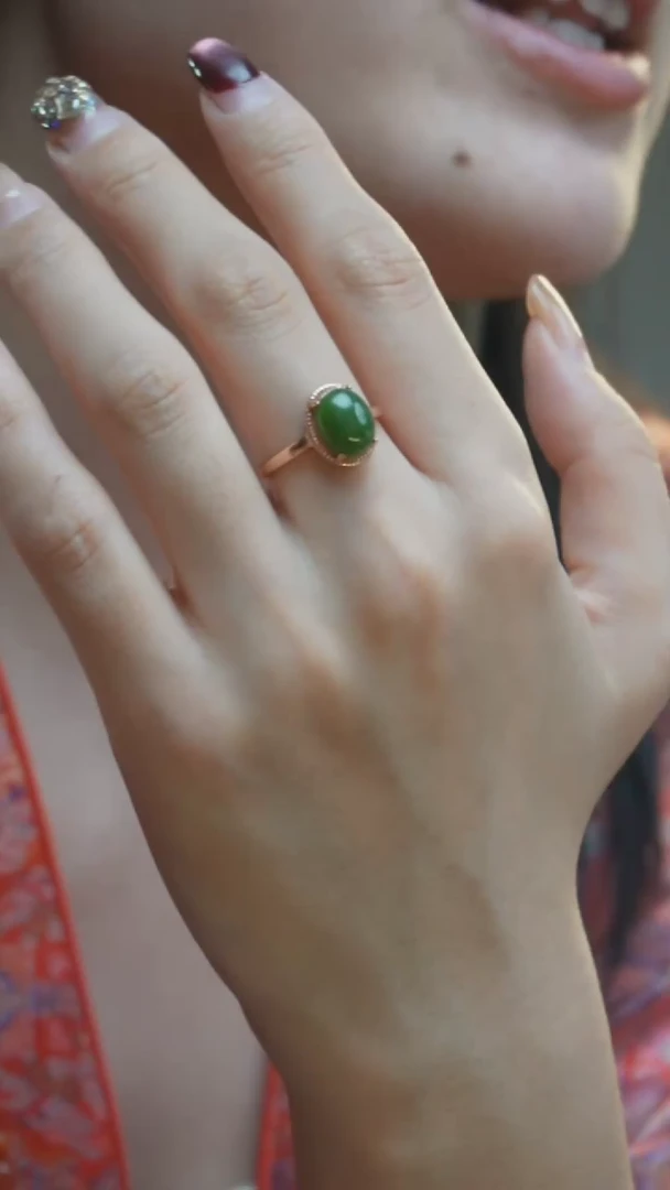 【闪购商品】和田玉戒指未镶嵌Z42