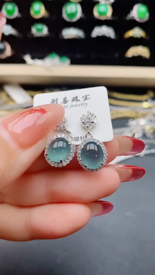 【闪购商品】翡翠戒指银S925镶嵌2132312