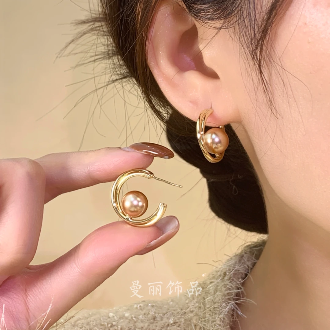 铜合金耳饰 精致独特 星环 百搭时尚优雅耳圈