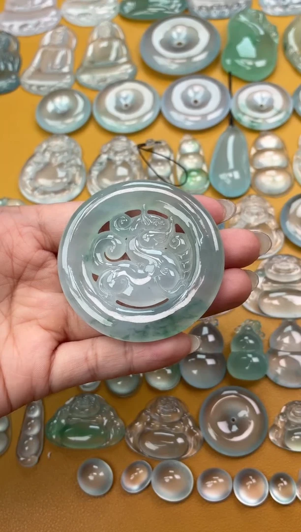 吊坠(不含链)未镶嵌翡翠2 麒麟圈 56 6.0