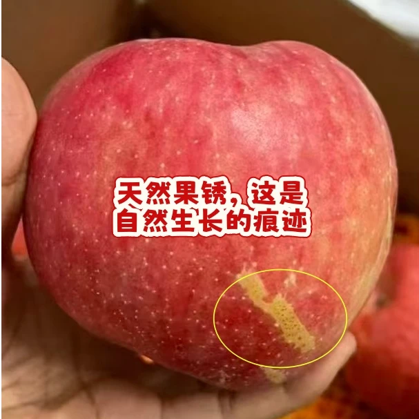 秦脆二级果微瑕介意慎拍正宁苹果清脆可口直发包邮