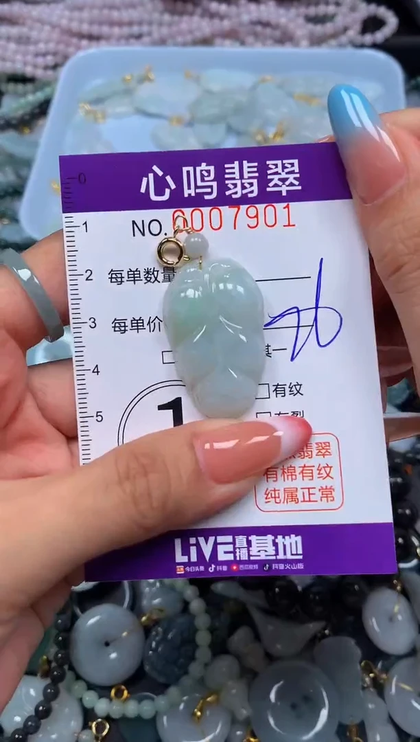 翡翠未镶嵌颈饰@**?闪购007901