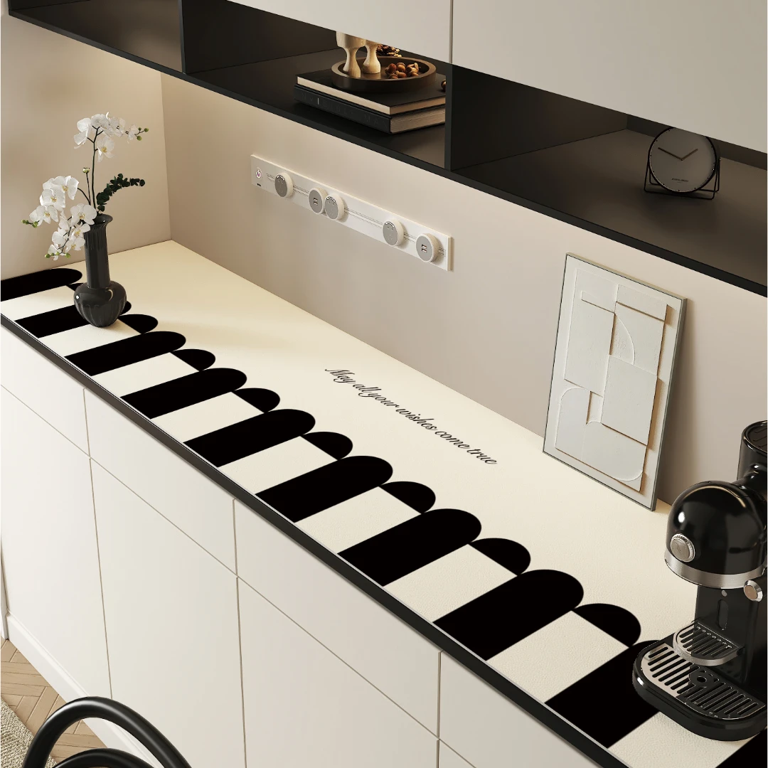 玄关柜垫子电视柜台面垫子鞋柜轻奢桌布防脏桌面台面保护垫防水垫