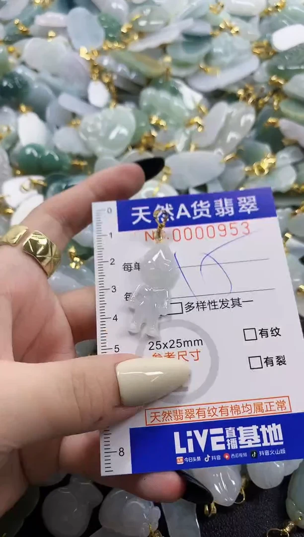 颈饰未镶嵌翡翠天然A货翡翠