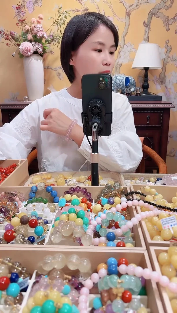 未镶嵌手链水晶13+天然粉水晶莫桑比克星光水晶,天然粉晶晶体结构