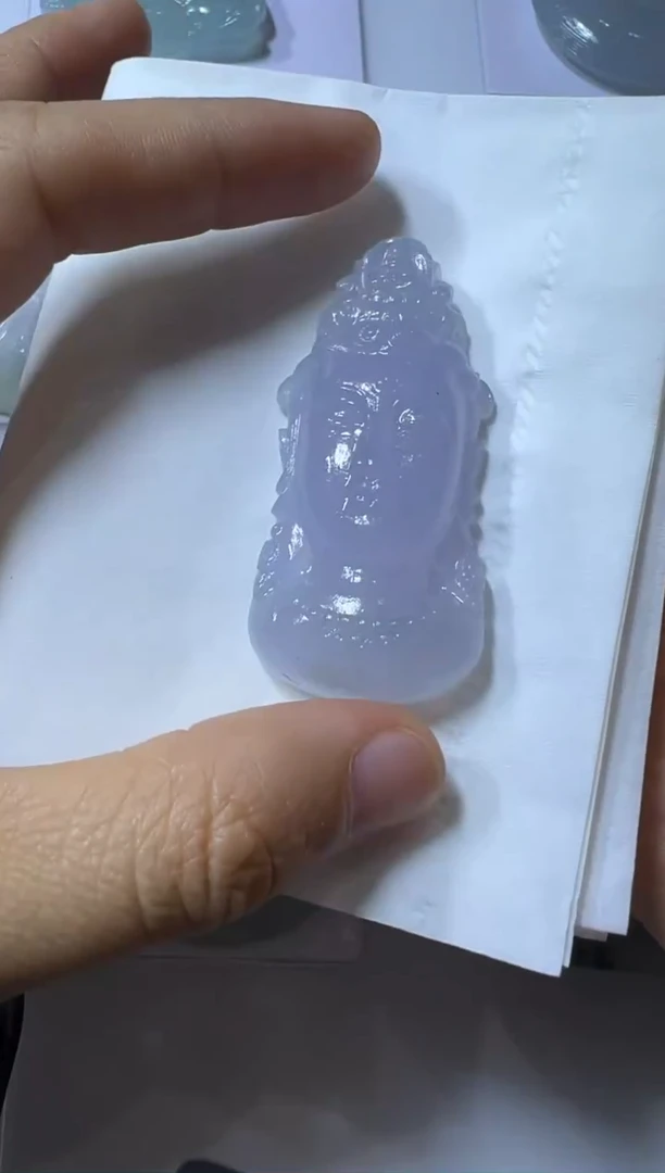 未镶嵌定制翡翠观音首