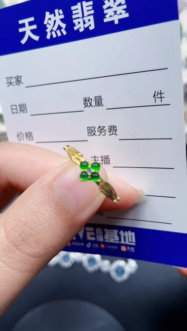 颈饰银S925镶嵌翡翠482