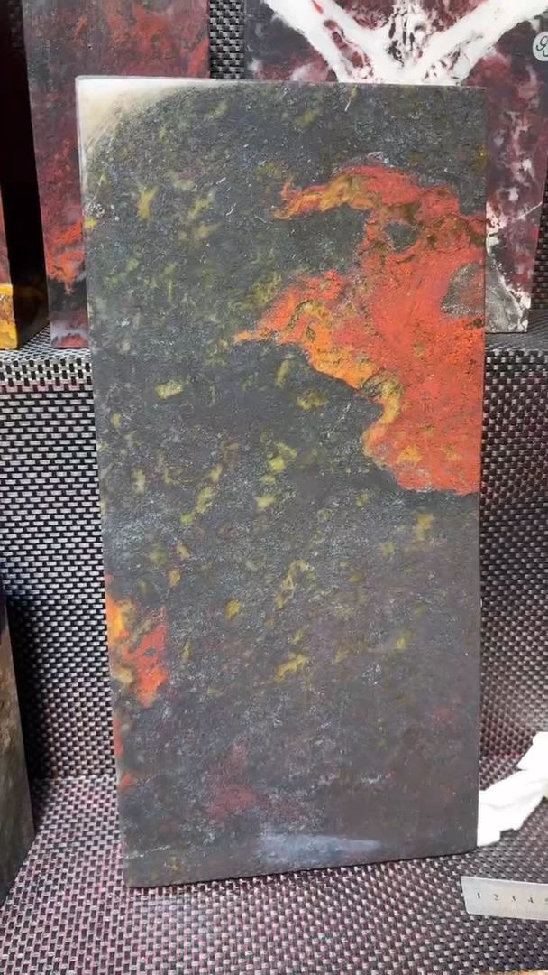 玉 桂林鸡血家居摆件（画面板）