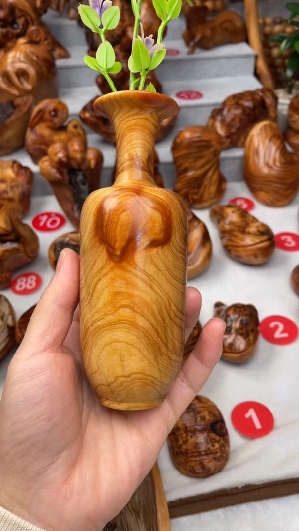 木你****？太行崖崖陈化精品大花瓶 把件/雕刻件-鉴赏期48小时