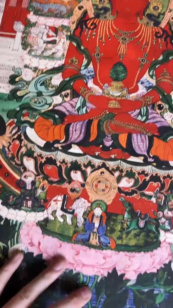 卷轴画手绘唐卡098