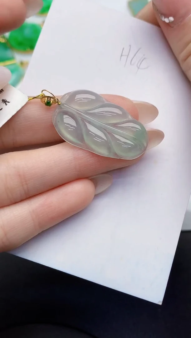 【闪购商品】翡翠颈饰18K金镶嵌00000000000