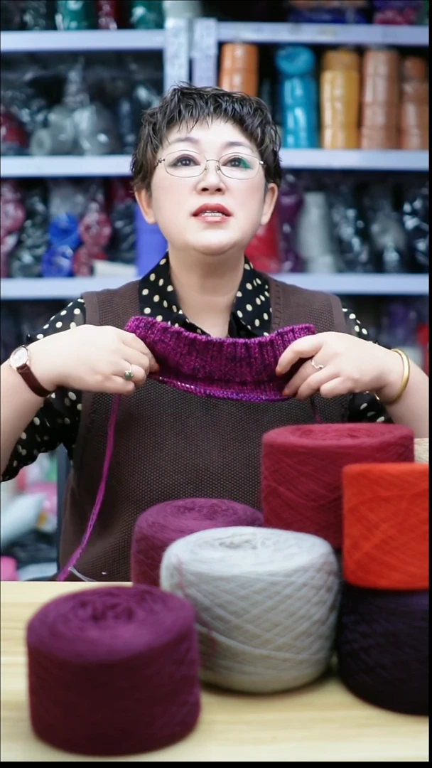 羊毛欢姐手编线B366