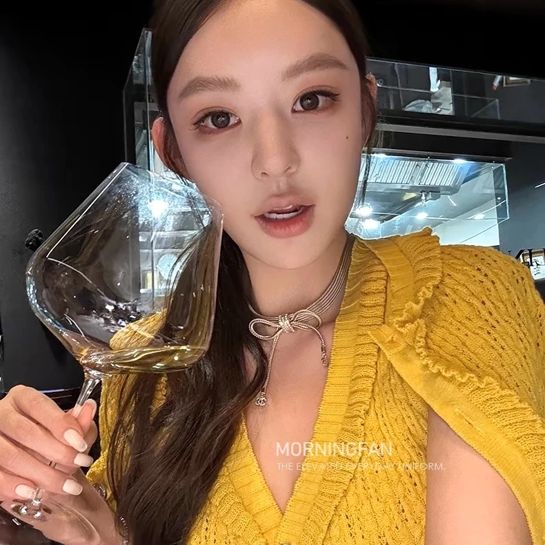 【祖尔美专属】 夏季25ss甜柠檬 Jennie同款招财黄针织马甲