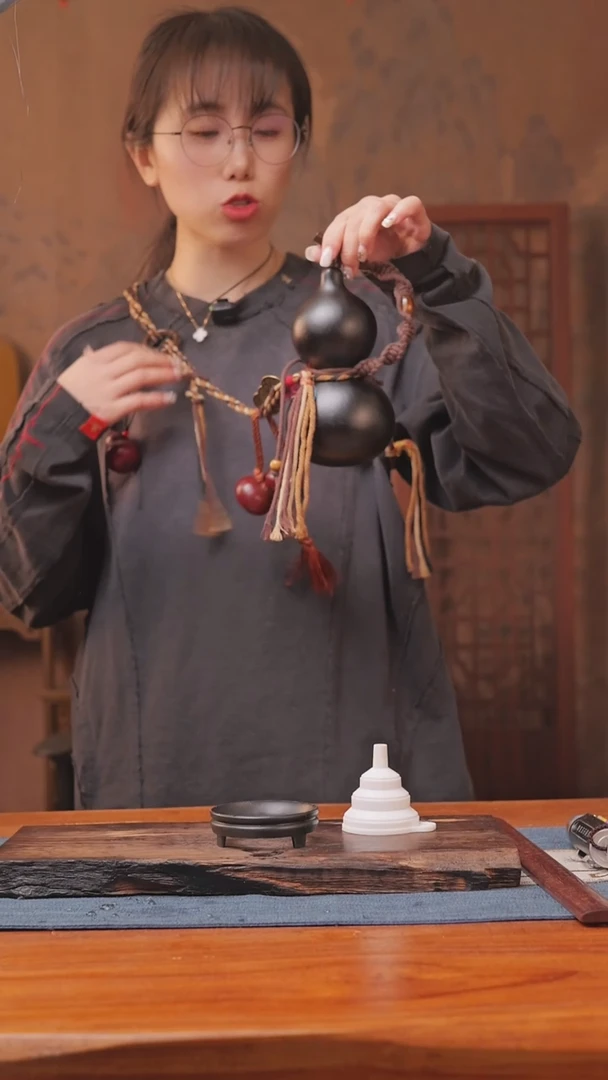 1197号链接精品大漆葫芦现货现发[一物一拍]