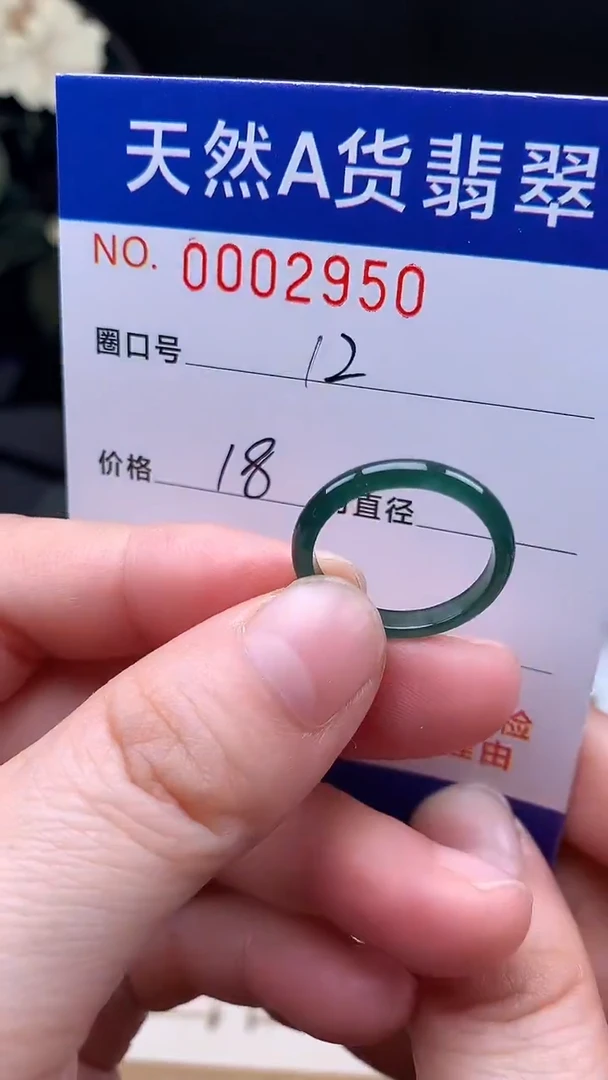 未镶嵌戒指翡翠12#