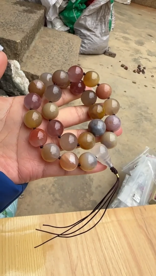 【闪购商品】南红玛瑙手持未镶嵌原矿无优化多宝手持14-15mm