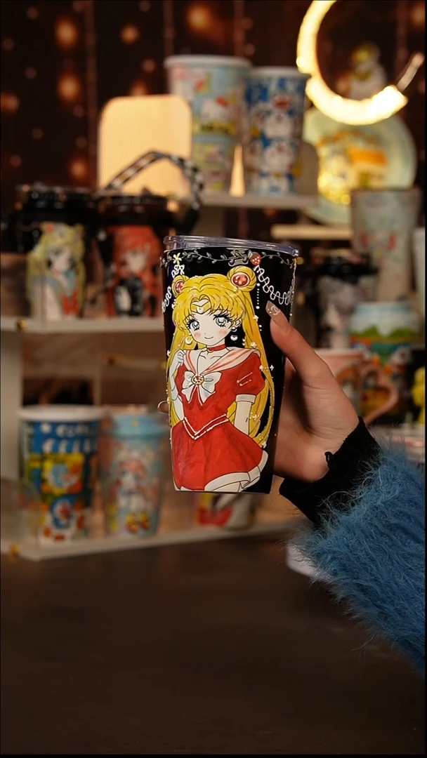 （玉泥）景德镇手工手绘文创陶瓷杯