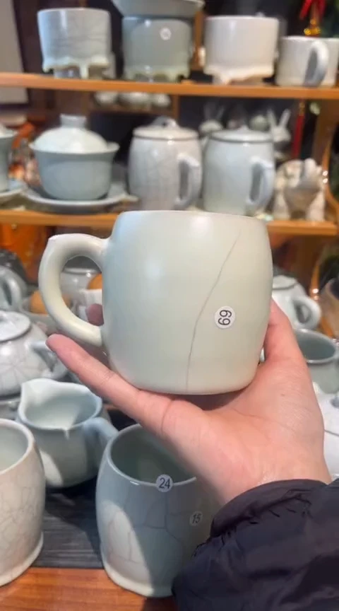 【闪购商品】杯北宋官瓷办公杯微瑕