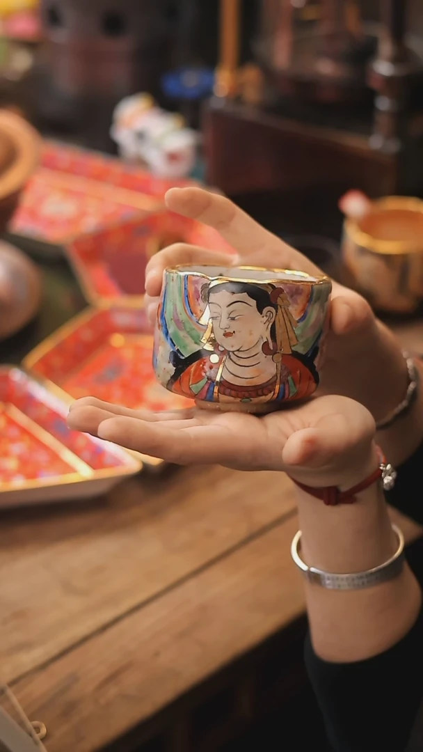 【闪购商品】【老王】敦煌手捏大杯