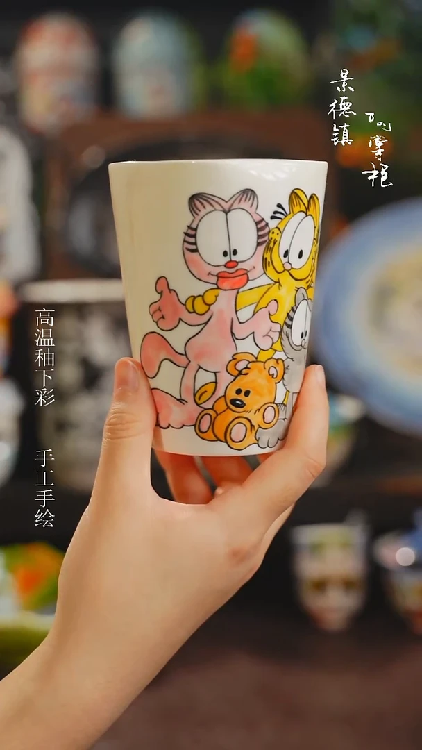 景德镇高温釉下彩纯手工手绘