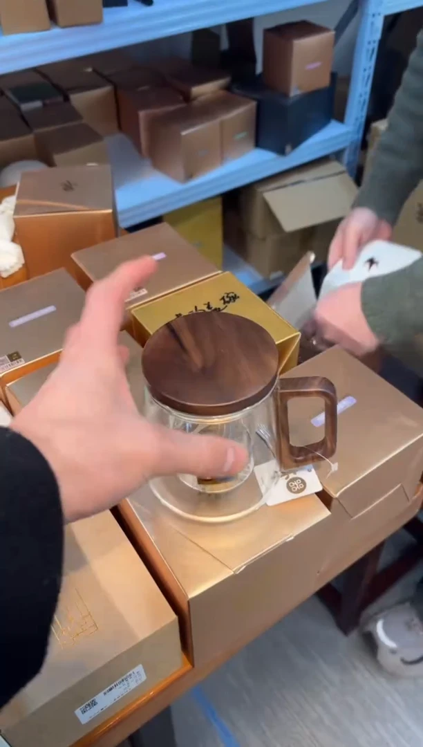 【闪购商品】禾器-木笙杯-透明色+定制款杯垫