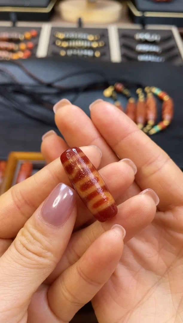 未镶嵌单珠玛瑙/玉髓梦*.美泓精品高油红肉息增怀单珠