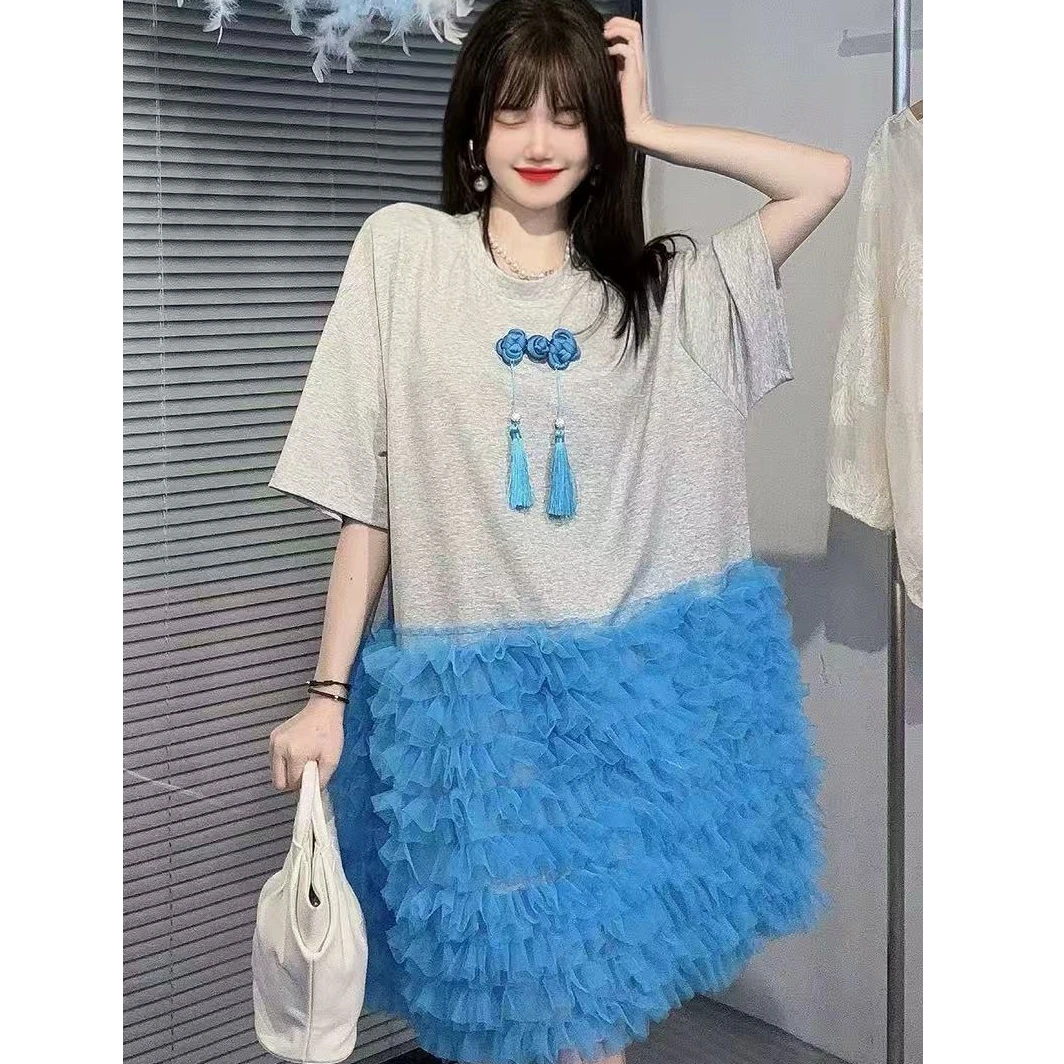 最新【乔姐0117】长裙秋季常规高腰拖尾裙子连衣裙夏季中长款