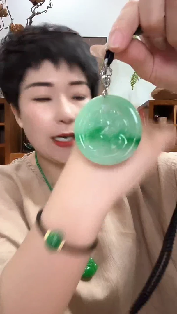 吊坠(赠链)合金翡翠569