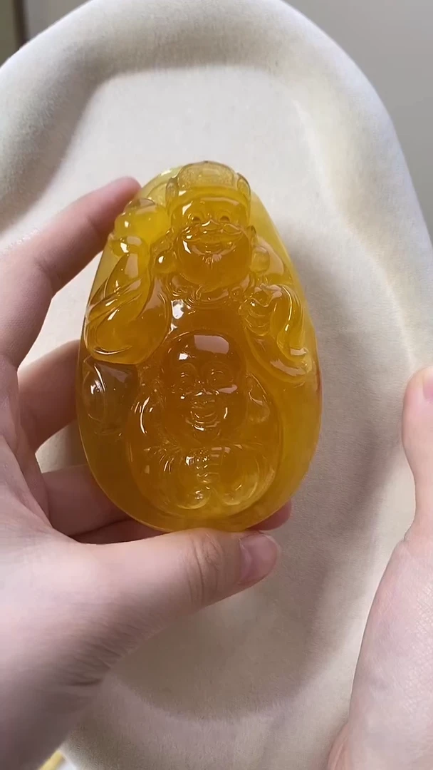 琥珀颈饰未镶嵌吊坠